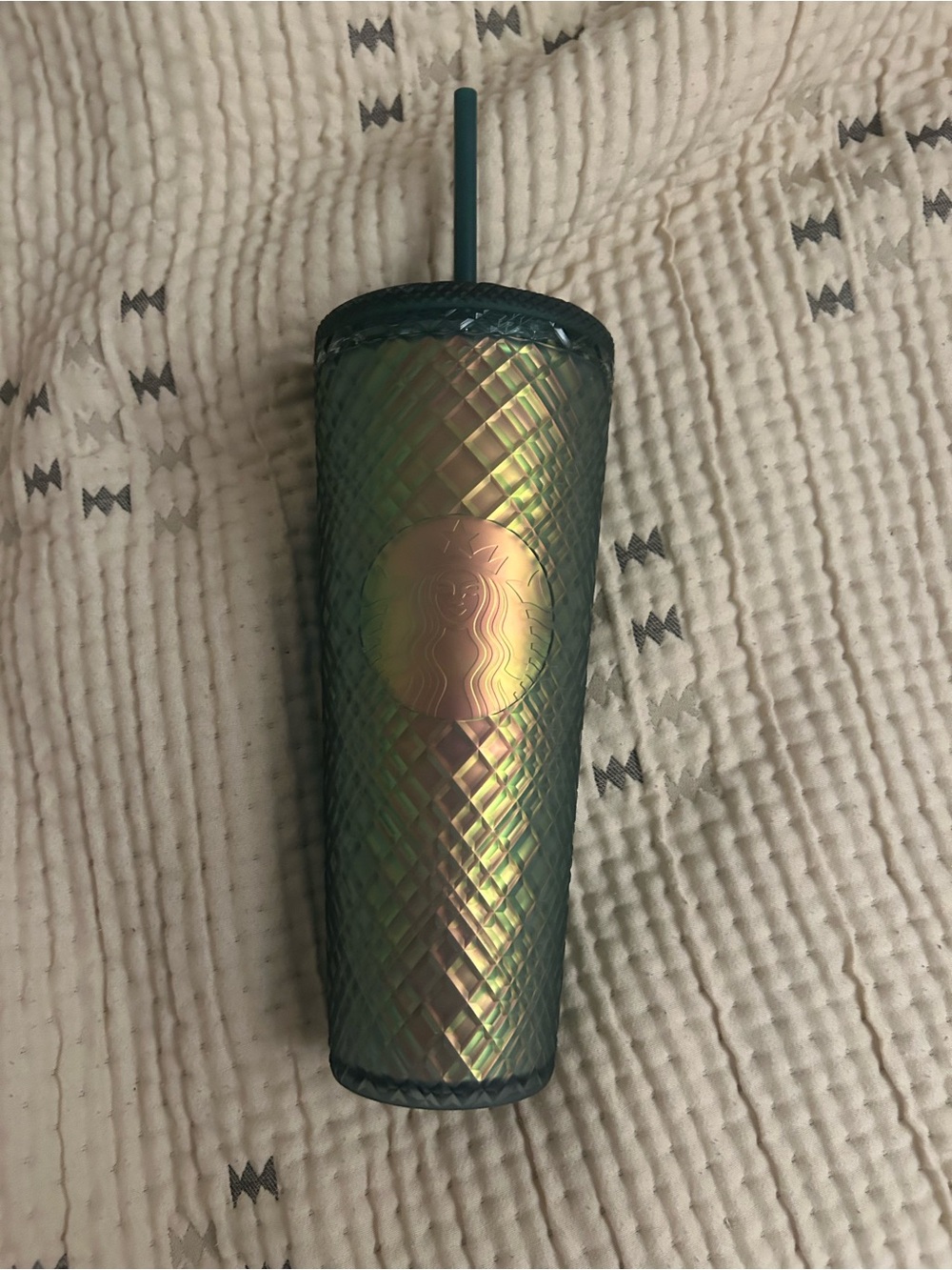 Starbucks Trenta Reusable Tumblr- Green Shimmer